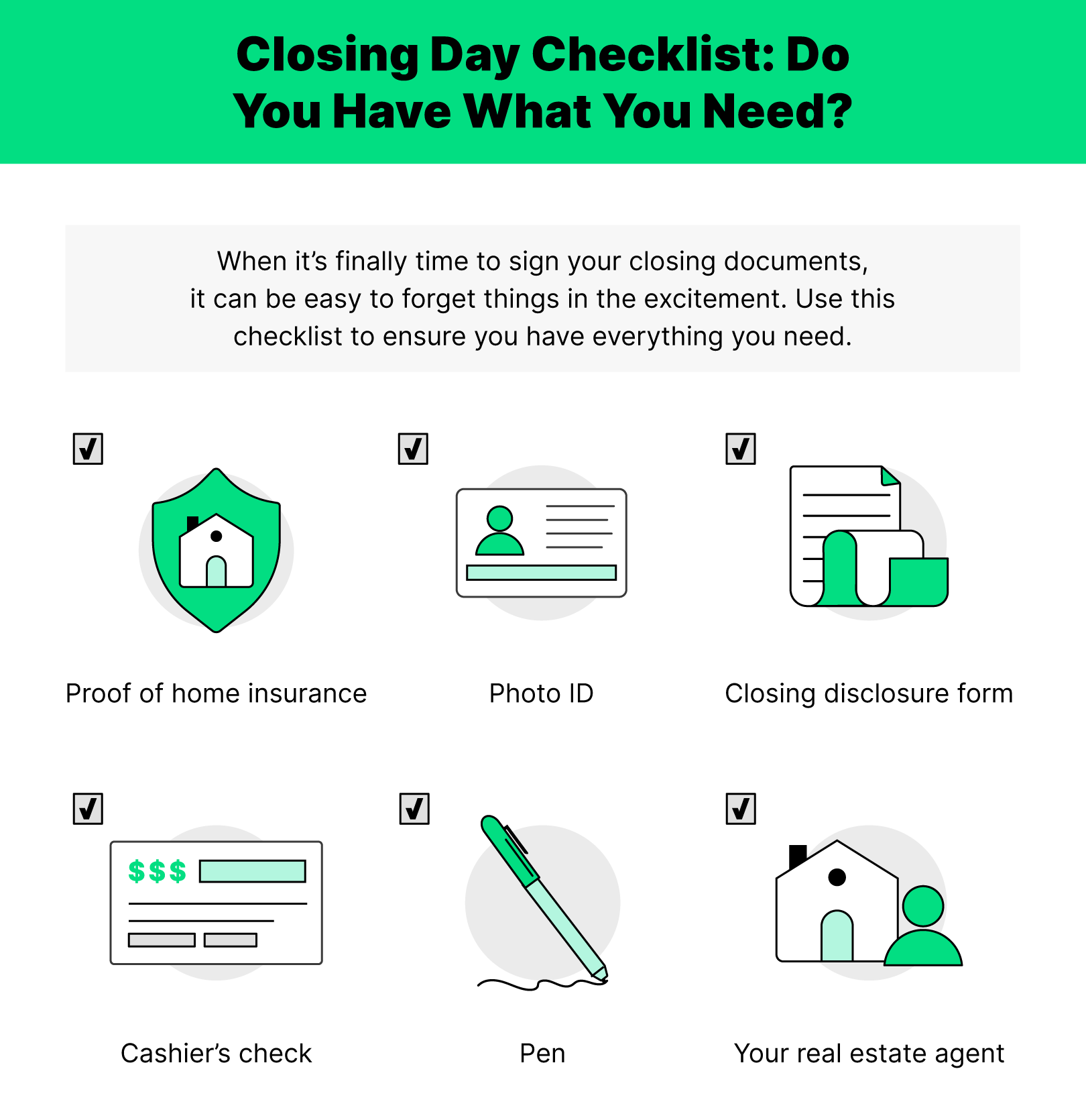 Things to Do when you Buy a New Home Checklist